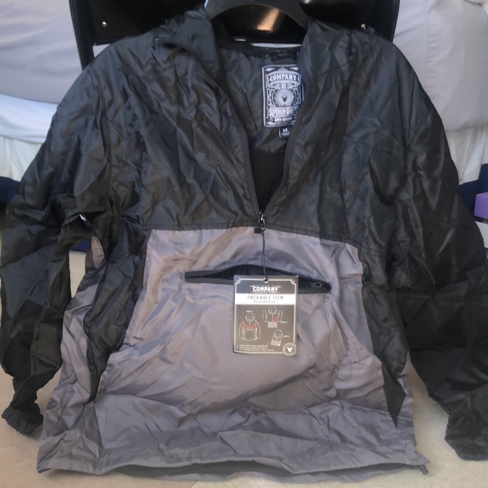 Packable Pullover Rain Jacket